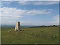 ST4055 : Trig Point, Wavering Down by Chris Andrews