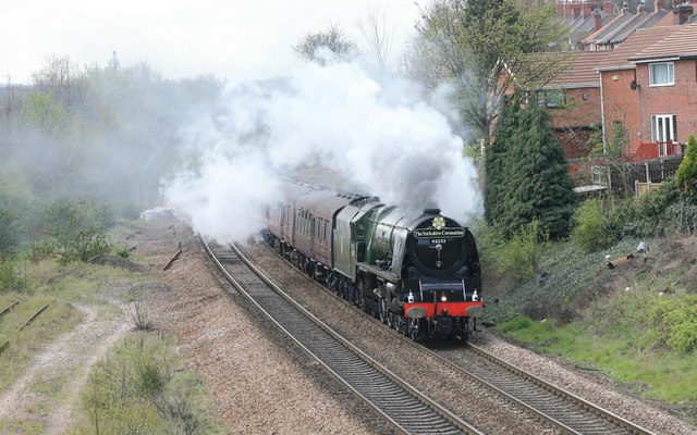 Steam Special passing Kilnhurst