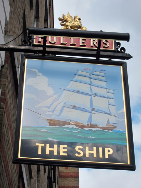 The Ship sign