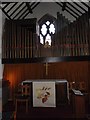 St John the Evangelist: side altar by the organ pipes