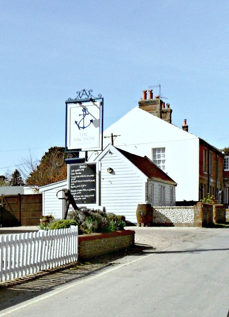 Pub sign, The Anchor, Walberswick