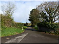 Track beside reservoir, Yondertown, Lutton