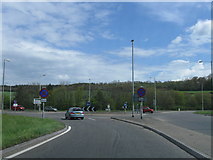 SY8595 : Roundabout, A35 meets A31 by Alex McGregor