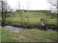 Footbridge and Ford, Bailey Water near Crookburnfoor Bridge