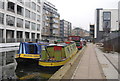 Regents Canal  - narrowboats