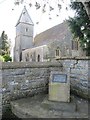 Memorial by the church