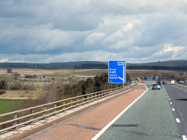 M6 Northbound, Junction 38 © David Dixon :: Geograph Britain and Ireland