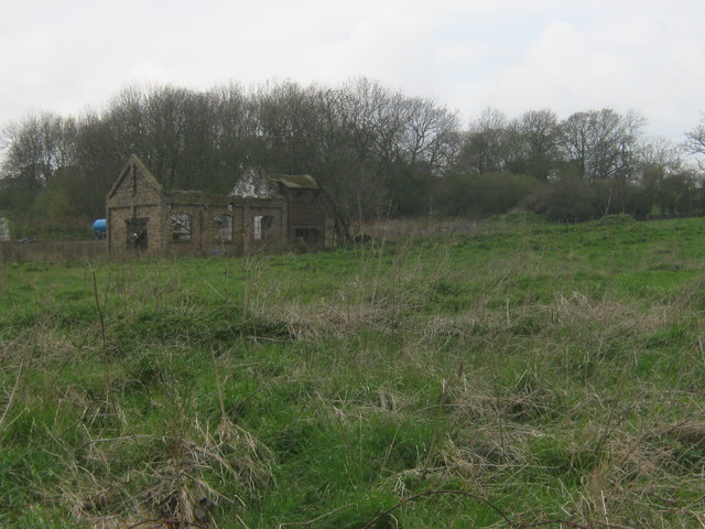 Ruin at site of Marshall Green Colliery near Witton-le-Wear
