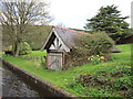 An outbuilding at the Bryn Howel Hotel