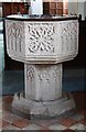 All Saints, Honington - Font