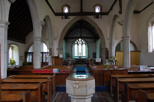 Interior St Marys Church Stone In © Julian P Guffogg Geograph