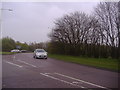 Approaching the roundabout on Hadham Road