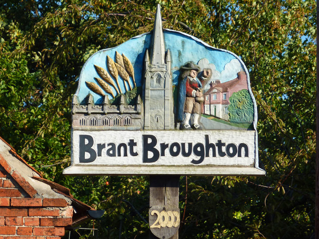 Brant Broughton village sign © Richard Croft :: Geograph Britain and ...