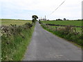 View uphill along Moneyscalp Road