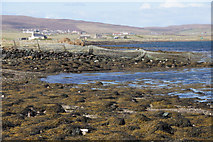HP6208 : Coastline of the voe at Baltasound by Mike Pennington