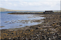 HP6208 : Small headland on the coast of the voe at Baltasound by Mike Pennington
