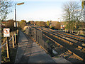 Railway tracks through Wootton Wawen