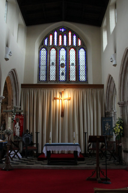 Altar, St Peter's Church, Gold Hill,... © Christine Matthews ...