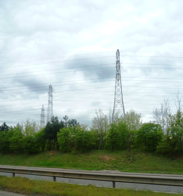 Pylons from the A50