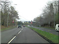 A322 footbridge before Leisure Centre roundabout