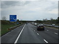 The M56 eastbound near junction 7