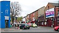 The lower end of Springfield Road viewed from the Falls Road