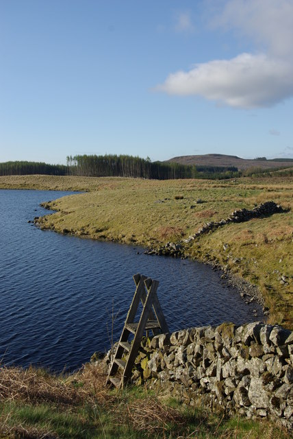 Drystane Dyke And Stile By Kirriereoch © Leslie Barrie Geograph