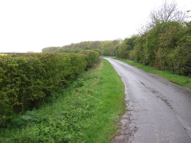 Neslam Road towards Sempringham