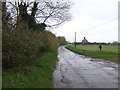 Neslam Road heading west towards the B1177