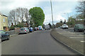 Sheerwater Road crosses the Weybridge to Woking railway line