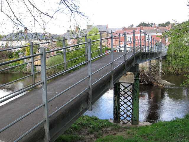 Skinnery Footbridge, Morpeth
