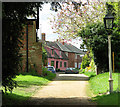 Church Street as seen from All Saints church, Hundon