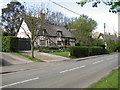 Timberframed thatched cottage in The Street, Stradishall