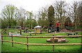 TL0387 : Barnwell Country Park - Children's play area in Picnic Meadow, near Oundle by P L Chadwick