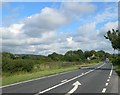 The A44 just west of Capel Bangor