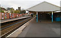 ST1586 : Caerphilly railway station canopy by Jaggery