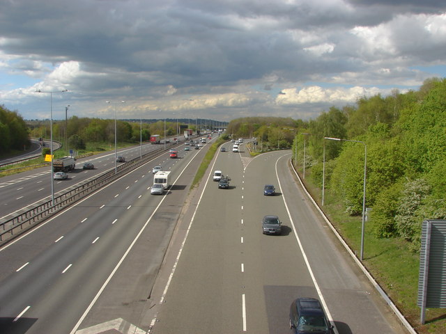 M25 Junction 12 © Alan Hunt :: Geograph Britain and Ireland