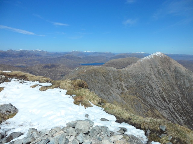 NE view from summit of Stob na Doire