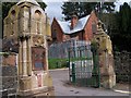 The entrance gate to the Falls Park