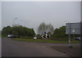 Roundabout on the A414, Little Oxney Green