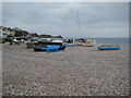 SY0681 : Beach at Budleigh Salterton by Philip Halling