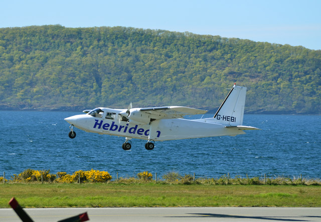 Take-off from Oban Airport