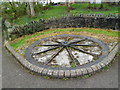 Former pit winding wheel, Abertridwr