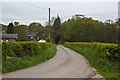 The road at Catchdale Moss