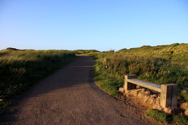 Path to Blyth through the dunes