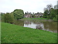 Houses in Uffington from across the Severn