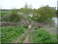 Footbridge on the Severn Way at Monkmoor, Shrewsbury