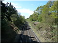 Looking west from Langley Bridge