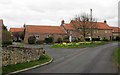 Green and buildings, Flaxby