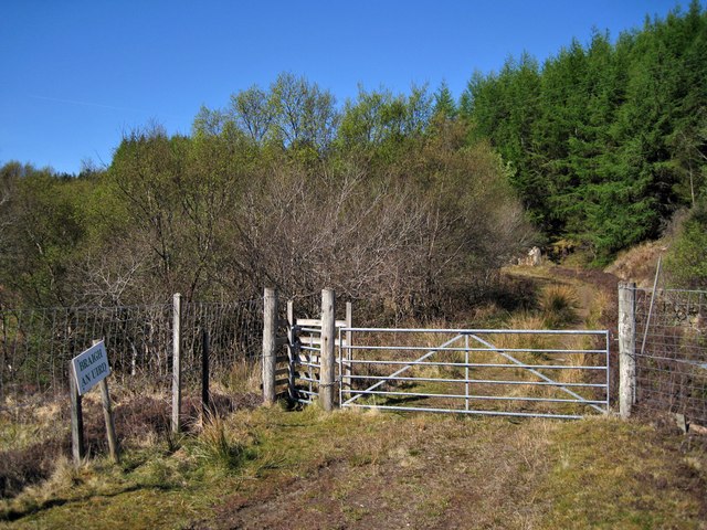 Entrance to Braigh an Uird Forest